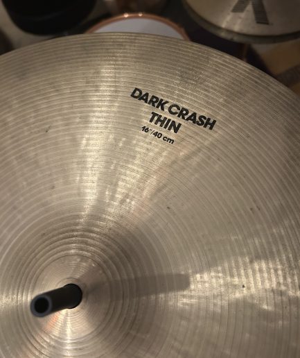 16” Zildjian K Dark Crash Thin (1995)