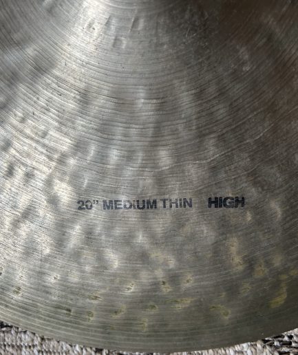 20” Zildjian K Constantinople Medium Thin High Ride (2015)