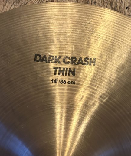 14” Zildjian K Dark Crash Thin 1998