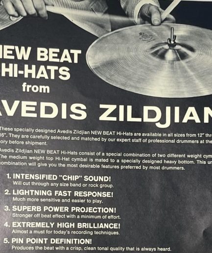 13” Zildjian A New Beat Hi-Hat Pair (70s)