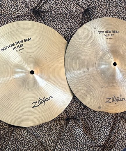 13” Zildjian A New Beat Hi-Hat Pair (70s)