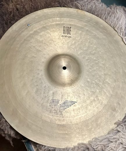 20” Zildjian K Ride Sizzle (2005, 1 rivet)