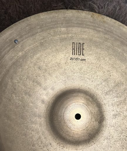 20” Zildjian K Ride Sizzle (2005, 1 rivet)