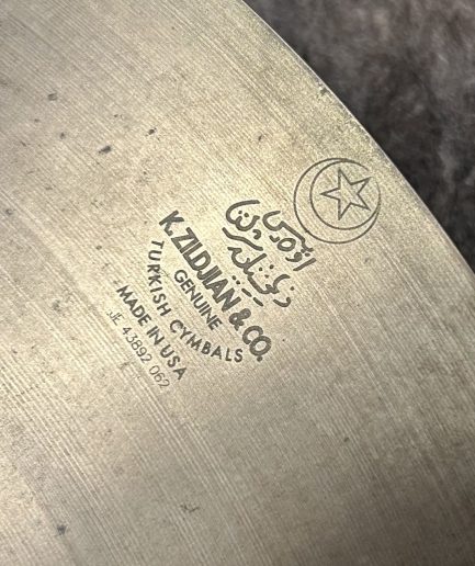 20” Zildjian K Ride Sizzle (2005, 1 rivet)