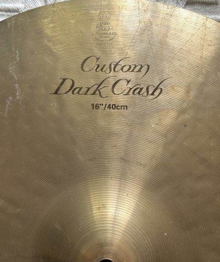16” Zildjian K Custom Dark Crash 1997