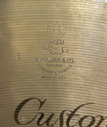 16” Zildjian K Custom Dark Crash 1997