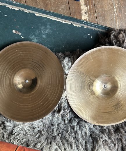 14” Zildjian Scimitar Bronze Hi-Hat Pair Pre-serial (late 1980s–1990s)