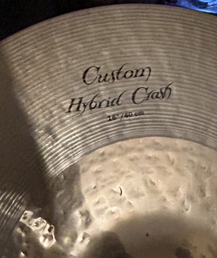 16” Zildjian K Custom Hybrid Crash (2012)