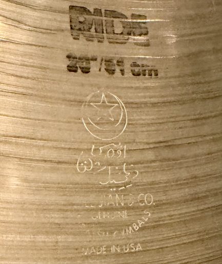 20” Zildjian K Ride IAK (1988–1993)