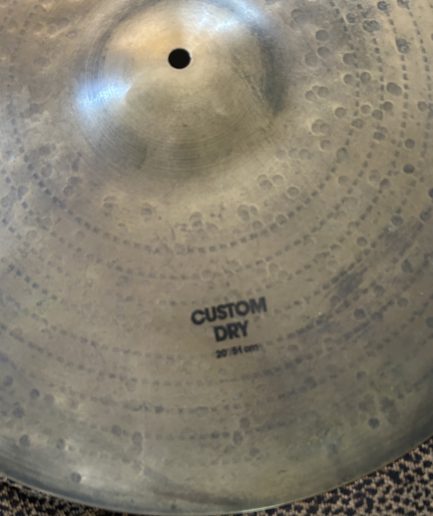 20” K Zildjian Custom Dry Ride (1980s/1990s First Generation) pre-loved