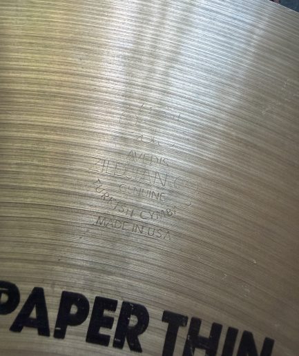 15” Zildjian A Paper Thin Crash [1982–1987] CO-stamp