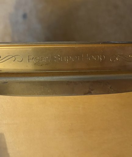 14×5.5” Frankenstein maple snare w/ gold Pearl SuperHoops