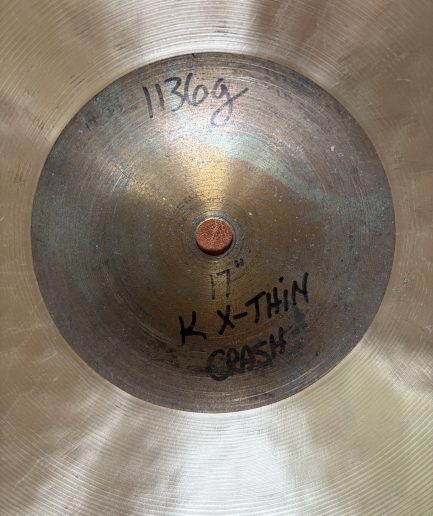 17” Zildjian K X-Thin Crash [2017] Sound Lab Prototype 1130g