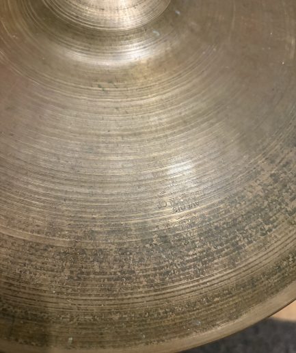 15” A Zildjian Hi-Hat Bottom Hollow Logo [1978–1982] 1402g
