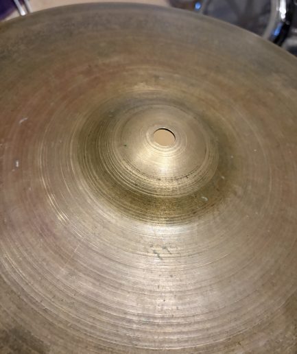 15” A Zildjian Hi-Hat Bottom Hollow Logo [1978–1982] 1402g