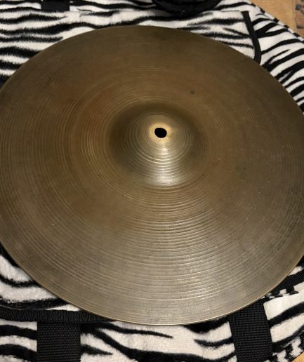 15” A Zildjian Hi-Hat Bottom Hollow Logo [1978–1982] 1464g