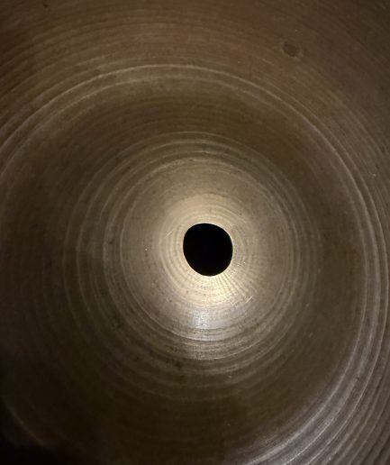 15” A Zildjian Hi-Hat Bottom Hollow Logo [1978–1982] 1464g