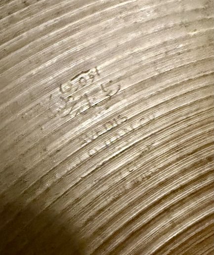 15” A Zildjian Hi-Hat Bottom Hollow Logo [1978–1982] 1464g