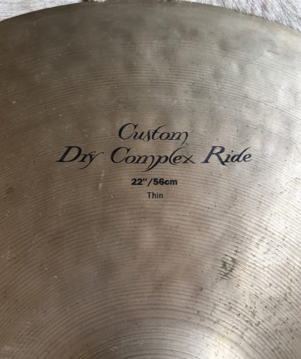 22” Zildjian K Custom Dry Complex Ride Thin [2004] 2101g