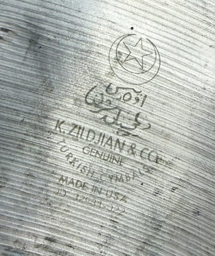 22” Zildjian K Custom Dry Complex Ride Thin [2004] 2101g