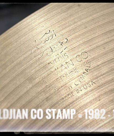 16” A Zildjian Paper Thin Crash CO Stamp [1982–1987] 868g
