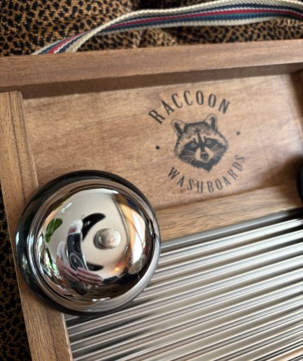 NEW Raccoon portable washboard w/ 8” A Zildjian Splash [1999]