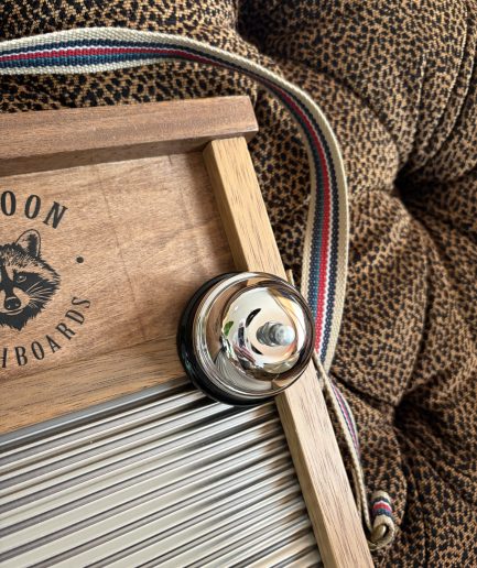 NEW Raccoon portable washboard w/ 8” A Zildjian Splash [1999]