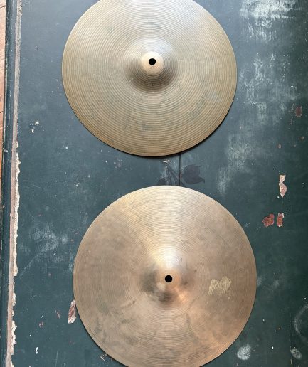 13” A Zildjian Hi-Hat Pair [1960s] Sixties Stamp