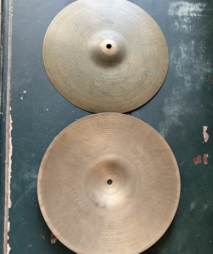 13” A Zildjian Hi-Hat Pair [1960s] Sixties Stamp