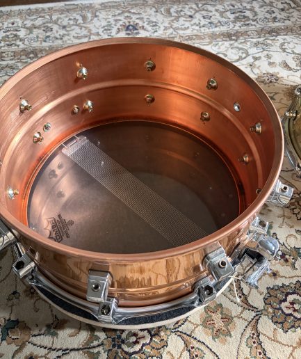 14” × 6.5” Yamaha SD-6106 Seamless Copper Snare [1990s]