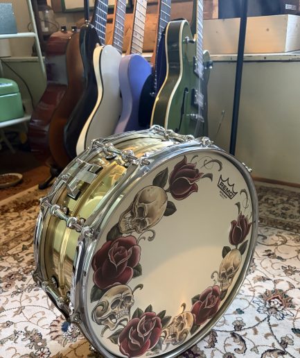 14” × 5.5” Brass Tattoo Snare NEW
