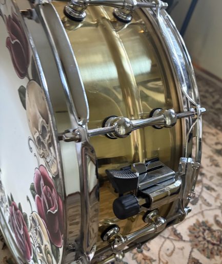 14” × 5.5” Brass Tattoo Snare NEW