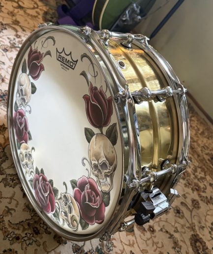 14” × 5.5” Brass Tattoo Snare NEW