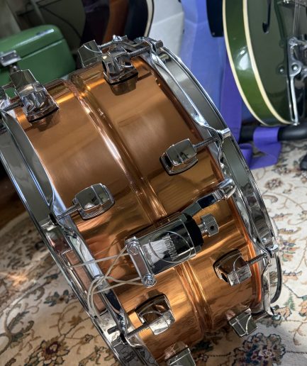 14” × 6.5” Yamaha SD-6106 Seamless Copper Snare [1990s]