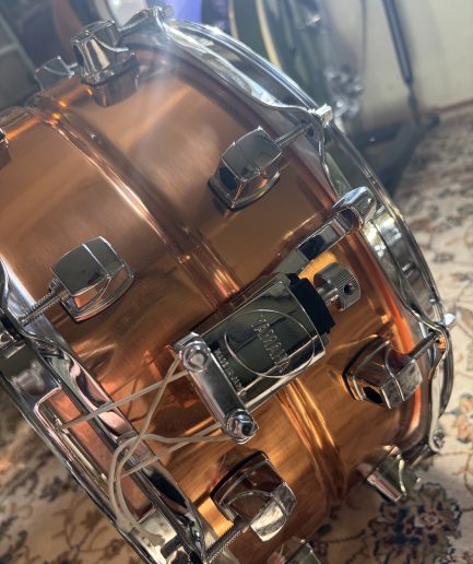 14” × 6.5” Yamaha SD-6106 Seamless Copper Snare [1990s]