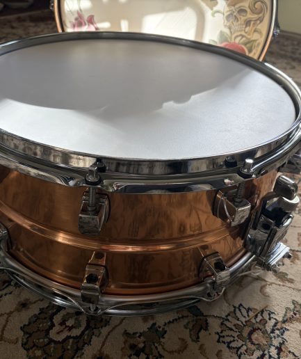 14” × 6.5” Yamaha SD-6106 Seamless Copper Snare [1990s]
