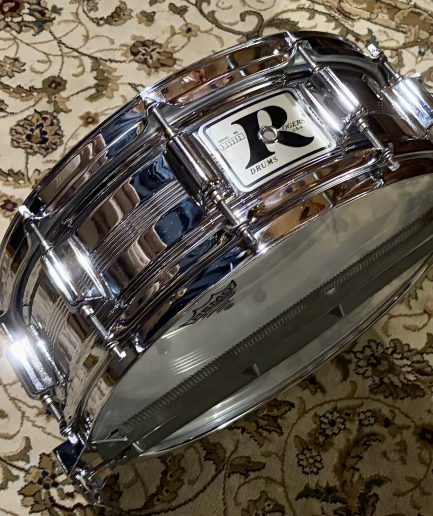 14” × 5” Rogers Dynasonic Chrome over Brass Snare [1970s]