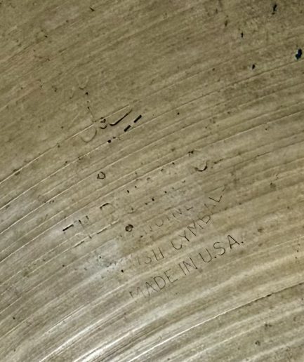 14” A Zildjian Thin Hi-Hat top [1960s] 700g
