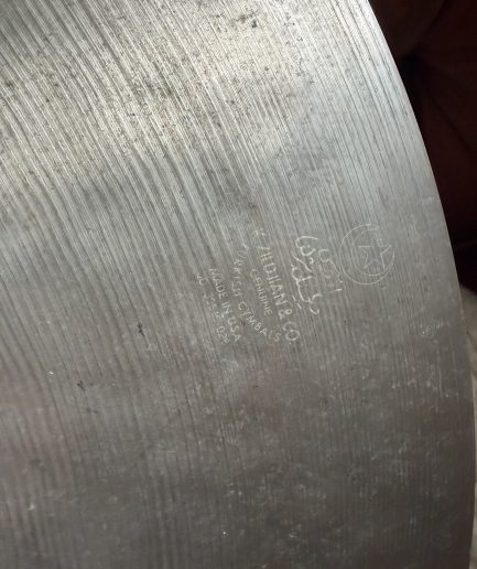 22” Zildjian K Custom Dry Complex Ride Thin [2004] 2150g