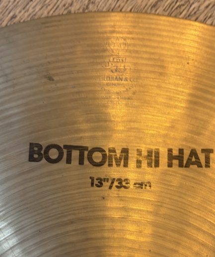 13” Zildjian K Bottom Hi-Hat [2000] 1009g