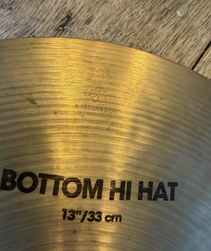 13” Zildjian K Bottom Hi-Hat [2000] 1009g