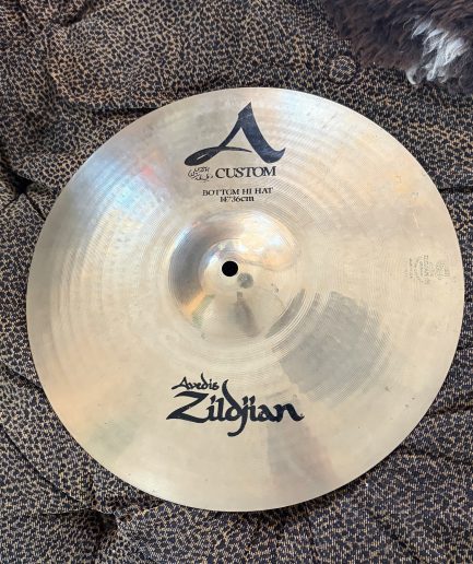 14” Zildjian A Custom Bottom Hi-Hat [2007] 1251g